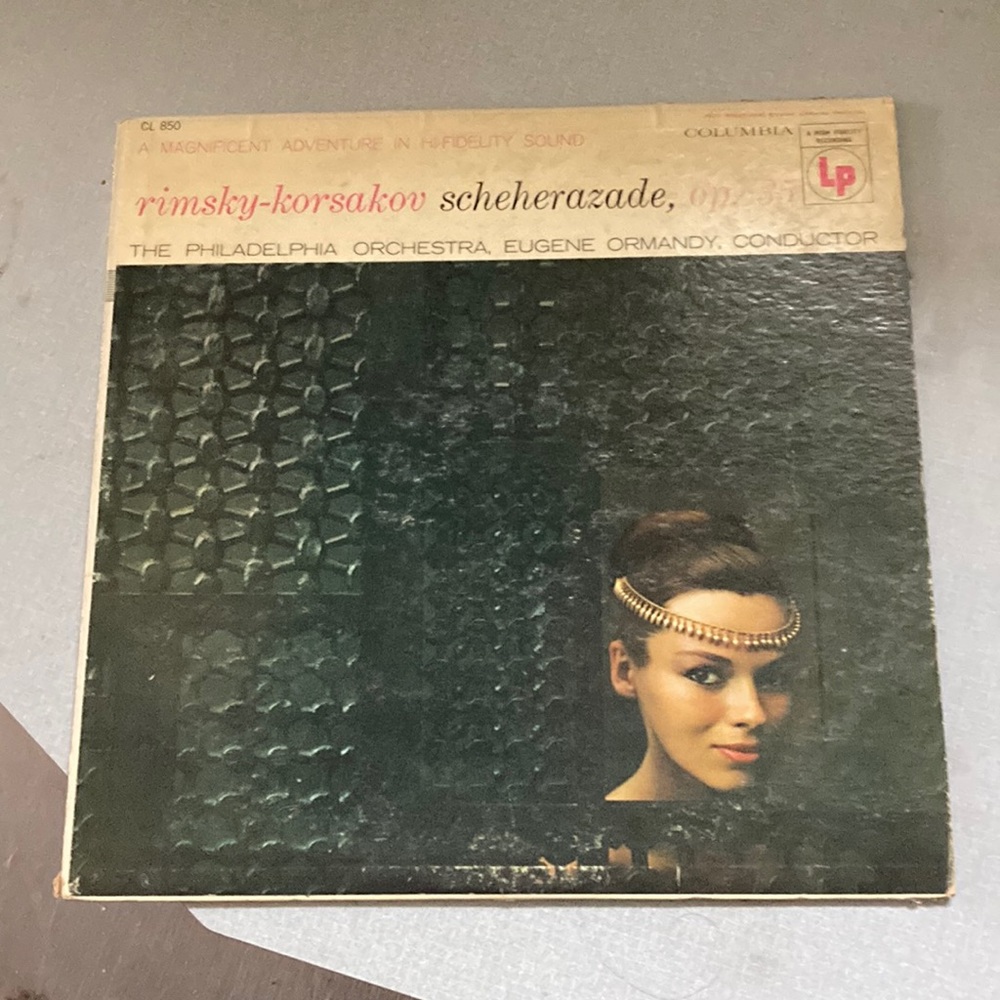 Vinyl record the Philadelphia Orchestra Rimsky- Korsakoff SCHEHERAZADE, op.35